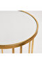 2 Pcs Nested Table - Gold - 5