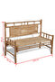 Garden Bench 120 cm Bamboo - 3