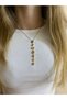 Gold Color Colorful Baguette Zircon Stone Y Necklace - Geometric Model Gift Valentine's Day