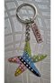 Elegant Colorful Metal Keychain with Zircon Stone - 3