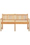 3-Seater Garden Bench with Table 150 cm Solid Teak Wood - 2