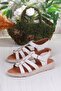 35904 Mavişim Comfortable Flexible Velcro Lace-Up Women's Sandals - 5
