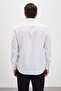Iron-Free 100% Cotton Non Iron Classic Collar White Oxford Men's Shirt - 5