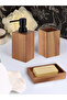 Elegant Design Acacia Rectangular Bath Soap Dish - 4