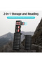 High-Speed USB 3.1 Type-C MicroSD Card Reader and Storage Case by (S6-MCR-01) - 2