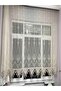 Buldan Work Macrame Tulle Curtain Hand Lace Authentic Natural 100% Cotton Curtain - 2