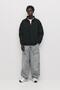 Fermuarlı dik yaka basic sweatshirt - 2