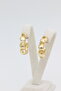 Style Pearl/Xuping Jewelry Weave Hhoop Model Earring - 2