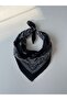 Cotton Black Bandana 55X55Cm - 2