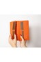 Aura Genuine Leather, Handmade, Phone Compartment, Women's Wallet, Orange Color - 3