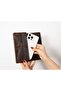 Aura Genuine Leather, Handmade, Phone Compartment, Women's Wallet, Dark Brown - 3