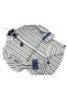 Men's Slim Fit Cut Linen Striped Long Sleeve Shirt - 2