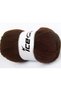 Lot of 4 X 100Gr Skeins Ice Yarns Kristal Hand Knitting Yarn Dark Brown