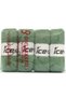 4X100Gr. Baby Silky Bamboo, Cotton Light Green Baby, Summer Yarns, Cotton, Bamboo - 4