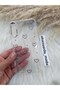 Samsung Galaxy A10 and M10 Compatible Heart Glitter Transparent Case