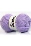 4X100Gr. Lorena Worsted Acrylic, Cotton Lilac Summer Yarns, Cotton, Worsted