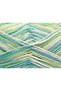 Lot of 4 X 100Gr Skeins Ice Yarns Lorena Color (50% Cotton) Yarn Turquoise Blue Green Cream - 2