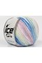 Lot of 4 X 100Gr Skeins Ice Yarns Mona Lisa (100% Cotton) Yarn Blue Pink Yellow Light Green White
