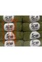 8X50Gr. Elegant Metallic Cotton Metallic Glitter, Cotton Khaki Metallic Glitter, Summer Yarns, Cotton, Zin - 4