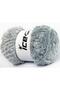 Lot of 4 X 100Gr Skeins Ice Yarns Panda (100% Microfiber) Yarn Grey
