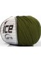 8X50Gr. Baby Summer Acrylic, Cotton Dark Khaki Baby, Summer Yarns, Cotton