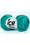6X50Gr. Almina Cotton Mercerized Cotton Turquoise Summer Yarns, Cotton, 100% Cotton