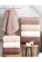 Buldan Production Dowry Deluxe Jacquard Olga 4-Piece Hand/Face Towel I 50X90