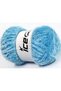 Lot of 4 X 100Gr Skeins Ice Yarns Panda (100% Microfiber) Yarn Baby Blue