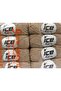 8X50Gr. Elegant Metallic Cotton Metallic Glitter, Cotton Light Camel Metallic Glitter, Summer Yarns, Cotton - 4
