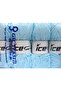 Lot of 4 X 100Gr Skeins Ice Yarns Chenille Baby Light (100% Microfiber) Yarn Light Blue - 4