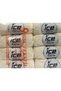 8X50Gr. Pure Cotton Fine Cotton Ecru Baby, Summer Yarns, Cotton, 100% Cotton - 4