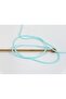 Lot of 4 X 100Gr Skeins Ice Yarns Lorena Worsted (55% Cotton) Yarn Light Turquoise - 3