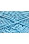 Lot of 4 X 100Gr Skeins Ice Yarns Chenille Baby Light (100% Microfiber) Yarn Light Blue - 2