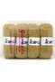 Lot of 4 X 100Gr Skeins Ice Yarns Jeans Cotton Sport (60% Cotton) Yarn Light Brown - 4