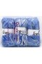 Lot of 3 X 115Gr Skeins Ice Yarns Ramblewood Yarn Blue Shades White - 4