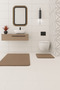 Bathroom Mat Flat Double Toilet Set 60X100 - 50X60, Soft Soft Key