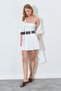Pleated High Waist A-Line Belt Detailed Shorts Skirt |   Ek100294910 - 3