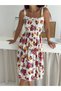 Women's Skirt Ruffled Casual Summer Viscose Fabric Dress Standard Size Smlxl Compatible Length 100 cm