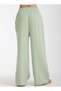 Green Muslin Palazzo Pants 100% Organic Cotton - 3
