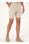 Gray Men's Regular Waist Regular Fit Shorts Tenir - 2