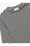 Long Sleeve Crew Neck Camisole Striped T-Shirt - 3
