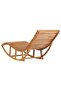 Rocking Sunlounger Solid Teak Wood - 4