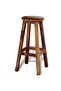 Bar Stool Solid Reclaimed Wood - 2