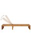 Sun Lounger Solid Acacia Wood - 4