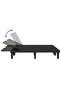 Double Sun Lounger Black 155x138x83 cm Polypropylene - 6