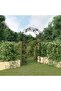 Garden Arch Black 116x45x240 cm Steel