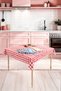 Colorful Square Patterned Tablecloth 160X160Cm - 5