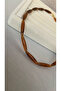 Necklace Bead Tan Color Can Be Combined with Ki Earrings in Photo