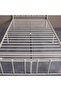 Bella Arrow 120x200 Metal Poster Bed-White - 8