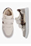 Panelled Sneakers with Hook and Loop Closure